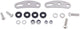 Tubus voetverlenging feet extension f.rear carrier
