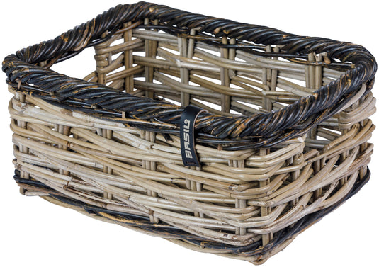 Basil fietsmand dijon small grijs zwart