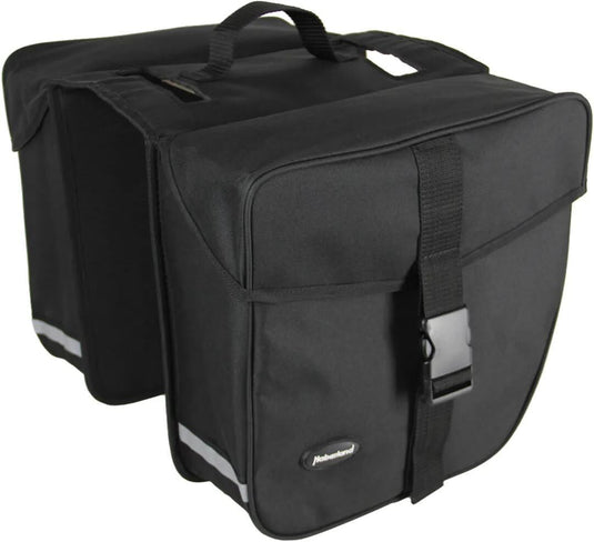 Haberland dubbele tas e-bike m double bag e-bike m black