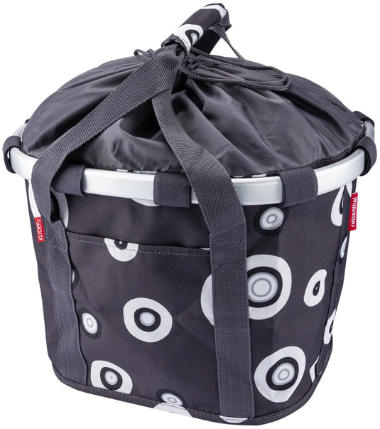 Reisenthel korb bikebasket shopping bag r k bikebasket bubbles anthr.
