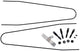 Contec spatbordstangen bevestigingsset splash protect ct strut set f. splash prot.60 26 58 28 black