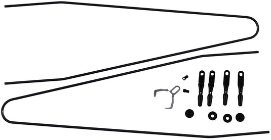 Contec spatbordstangen bevestigingsset splash protect ct strut set f. splash prot.42 45mm 28 black