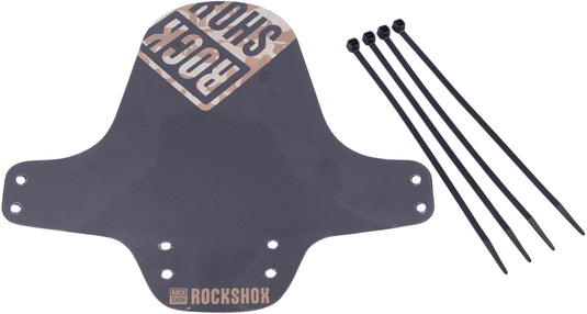 Rockshox steckschutzblech fender clip-on fender rs black camouflage brown