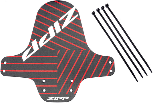 Rockshox steekspatbord fender clip-on fender rs black red zipp