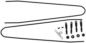 Contec spatbordstangen bevestigingsset splash protect dlx ct strut set f. splash prot. dlx 36mm black