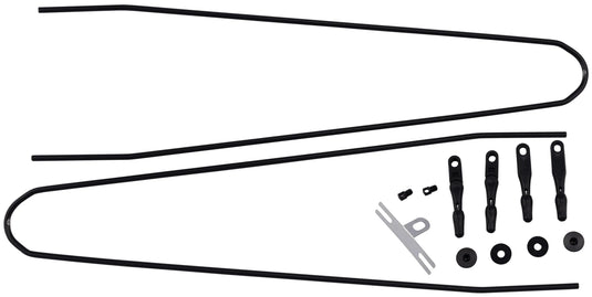 Contec spatbordstangen bevestigingsset splash protect dlx ct strut set f. splash prot. dlx 36mm black