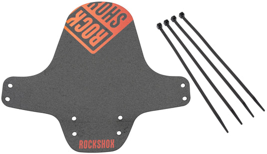 Rockshox steckschutzblech fender clip-on fender rs black red orange gradient