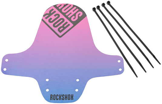 Rockshox steekspatbord fender clip-on fender rs bl. blue pink gr. bl.logo