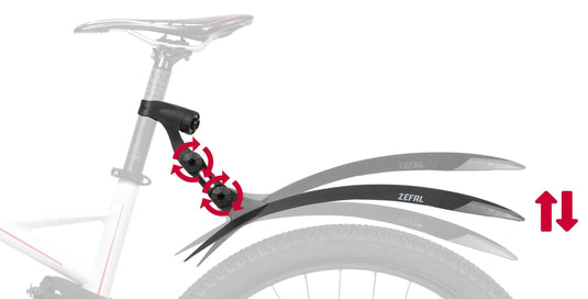 Zéfal deflector rm90+ rear mudguard