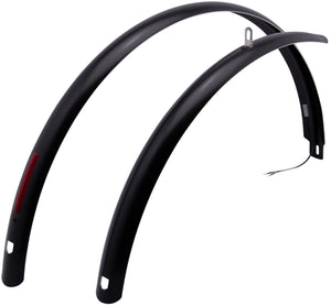 Curana spatbordset clite ilu fender set clite ilu 45mm w.light black