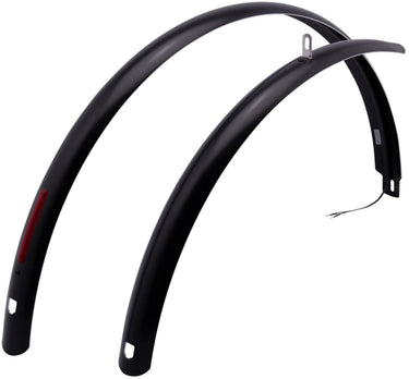 Curana spatbordset clite ilu fender set clite ilu 50mm w.light black