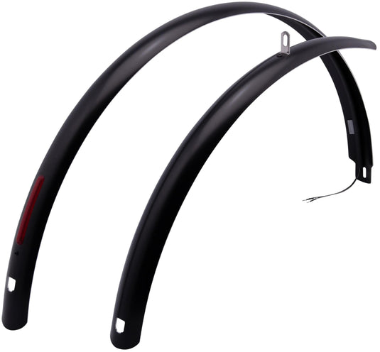 Curana spatbordset clite ilu fender set clite ilu 55mm w.light black