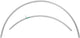 Curana spatbordset clite fender set c-lite,28 ,55mm,sil.