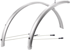 Contec spatbordset splash protect ct fender splash prot. 26 60mm silver shiny