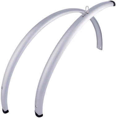 Contec spatbordset splash protect ct fender splash prot. 28 42mm silver shiny