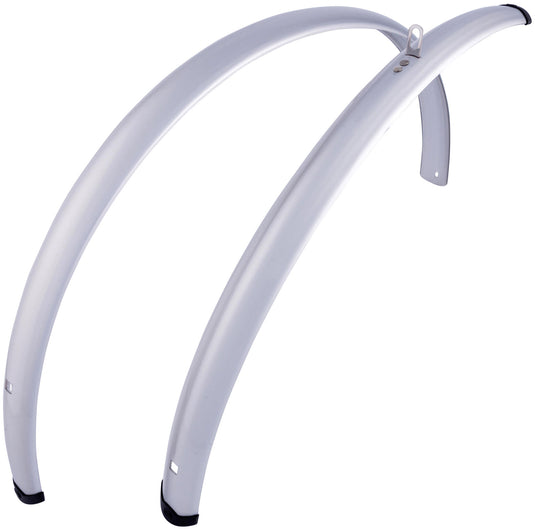 Contec spatbordset splash protect ct fender splash prot. 28 45mm silver shiny