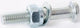 Fix-nippel zadelklembout seatpost clamp bolts m8x45mm