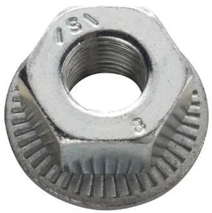 Fix-nippel asmoer axle nut m9x1 w.rotatable washer 10pcs.