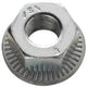 Fix-nippel asmoer axle nut m9x1 w.rotatable washer 10pcs.