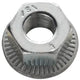 Fix-nippel asmoer axle nut m9x1 w.rotatable washer 10pcs.