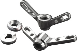 Brave classic vleugelmoer wing nut fr.wheel pair silver