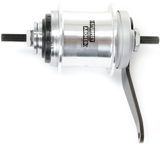 Sturmey archer versnellingsnaaf 3 speed awc terugtraprem - compleet met versteller
