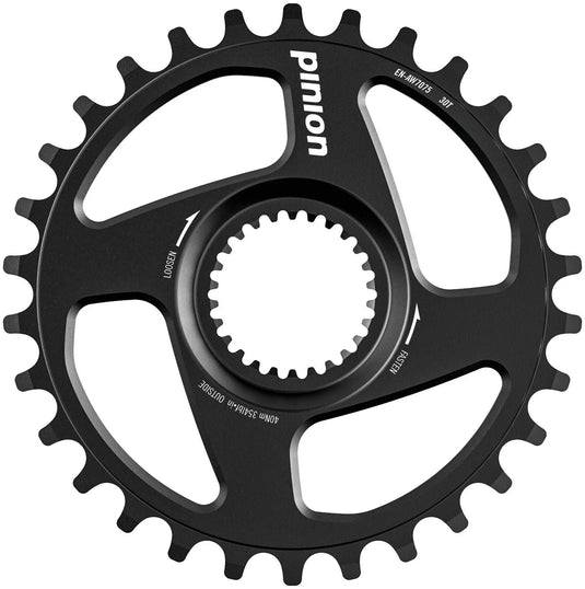 Pinion kettenrad chain ring alu, 30t.,black