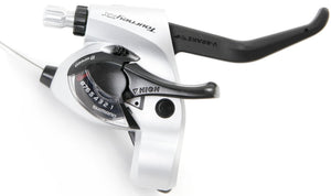Shimano schakel- remhendel tourney tx st-tx 800 shim.shift br.lever tour. tx800 8sp 2f sil.