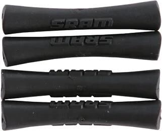 Sram kabeldeel frame beschermers 2x 4mm en 2x 5mm zwart