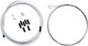 Contec schaltzug-set shift+ ct shift+ set stainless 1,1mx2275 mm white