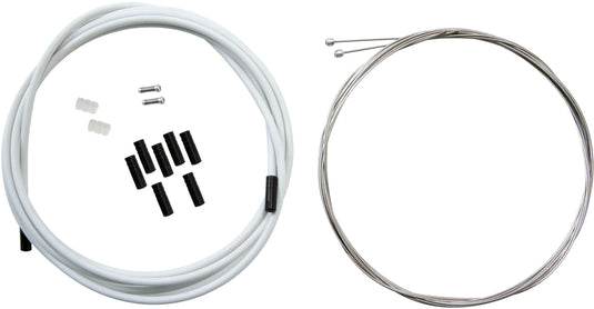 Contec versnellingskabel-set shift+ ct shift+ set stainless 1,1mx2275 mm white