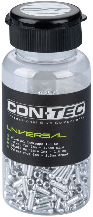 Contec einddopje stopshift ct end caps shiftnstop 1 mm to 1.6 mm silver