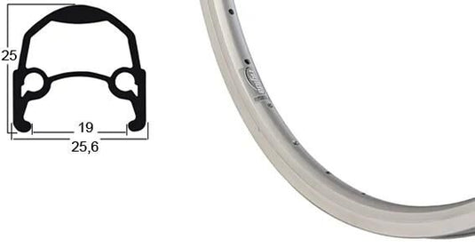 Ryde felge andra 10 rims andra 10 19-622 36l si