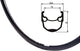 Ryde velg andra 10 rim andra 10 19-622 36h black