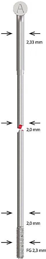 Alpina spaak spoke sst butted 2,34x264 mm