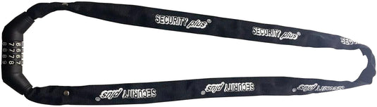 Security plus zahlen-kettenschloss zks 120 comb.chain lock sec.plus zks 120 black