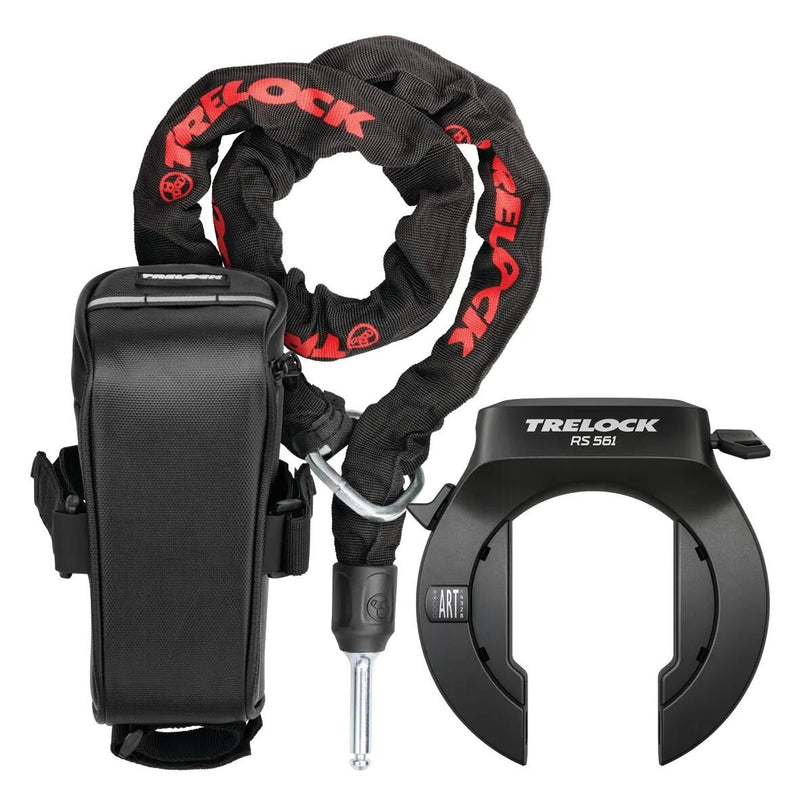 Afbeelding laden in galerijviewer, Trelock rahmenschloss-set rs 561 frame lock set 561 naz poc + zr355 + bag
