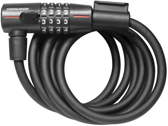 Trelock sk312 spiraalkabelslot code 180 12mm zwart