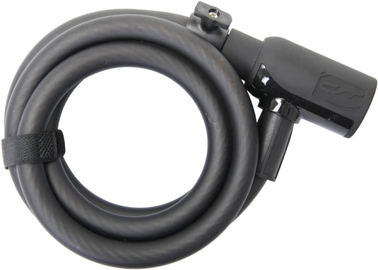 Contec spiraal-kabelslot powerloc ct coil.cab.lock powerloc 15mm x 185 cm black