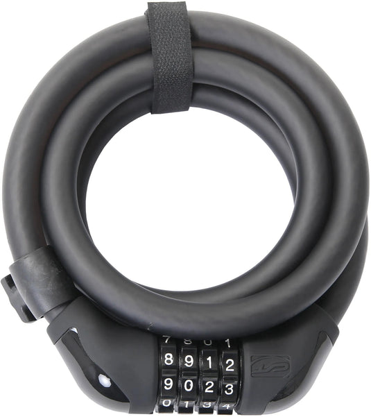 Contec zahlen-spiralkabelschloss powerloc ct comb.coil.cab.powerloc 15mm x 185 cm black