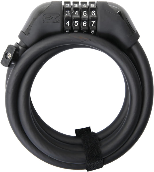 Contec zahlen-spiralkabelschloss powerloc ct comb.coil.cab.powerloc 12mm x 185cm black