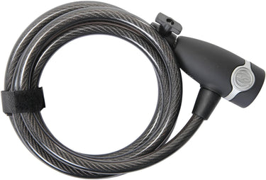 Contec spiraal-kabelslot ecoloc ct coiled cab.lock ecoloc 10mm x 185cm black