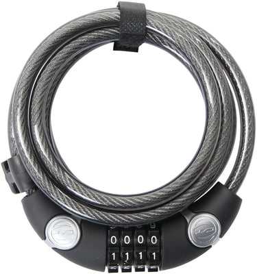 Contec cijfer-spiraal-kabelslot ecoloc ct coiled cab.lock ecoloc 10mm x 185cm black