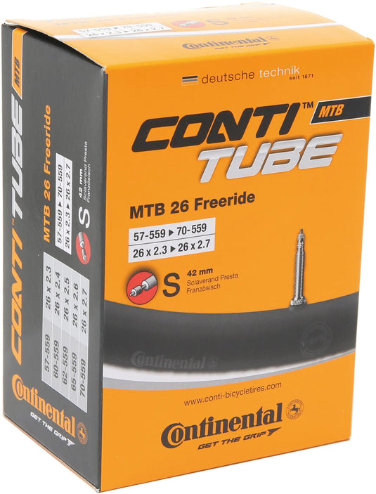 Continental schlauch mtb 26 conti tube mtb 26 57 70-559 s42 fre