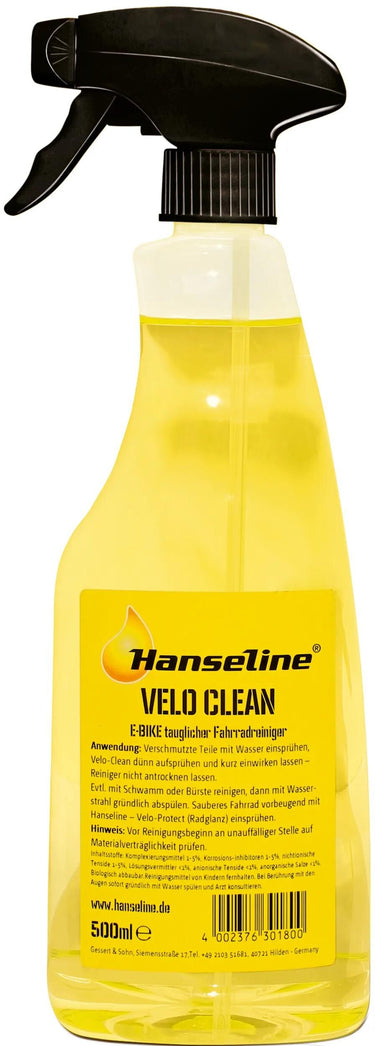 Hanseline fietsreiniger velo clean bike cleaner velo clean 500ml