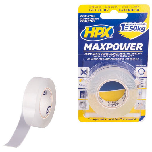 Hpx ht1902 maxpower bevestiging tape 19mmx2m