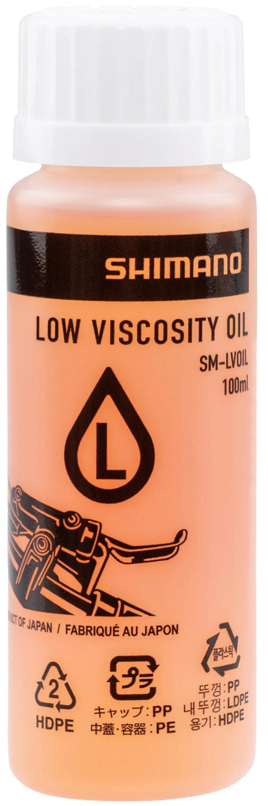 Shimano remvloeistof mineral oil low 100 ml disc low viscosity