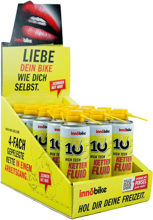 Innobike verkaufsdisplay topseller 05 high tech kettenfluid display topseller 105 high tech