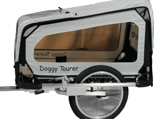 Doggytourer hundeanhänger doggy tourer s dog trailer doggy tourer s sil. bl.