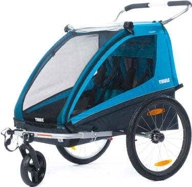 Thule kinderanhänger coaster xt child trailer coaster xt 2-seater,blu